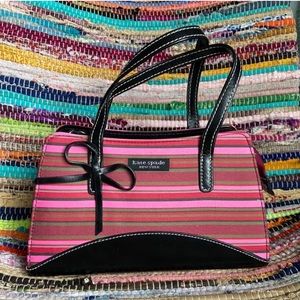 Leather trimmed Kate Spade handbag